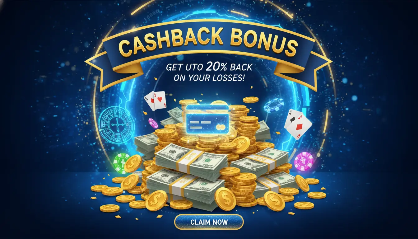 Conquestador casino cashback bonus